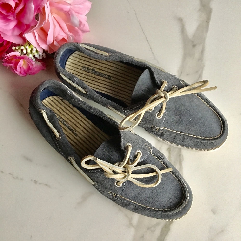 Sperry Top Sider style Leather Boat Shoe